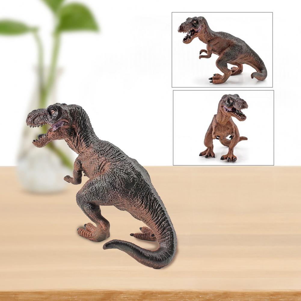 솔리드 참신한 데스크탑 장식 미니어처 티라노사우루스 교육 장난감, 공룡 조각, 어린이용 내구성